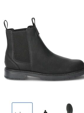 NIB Portland Men's Black Chelsea Boots - Pull-On